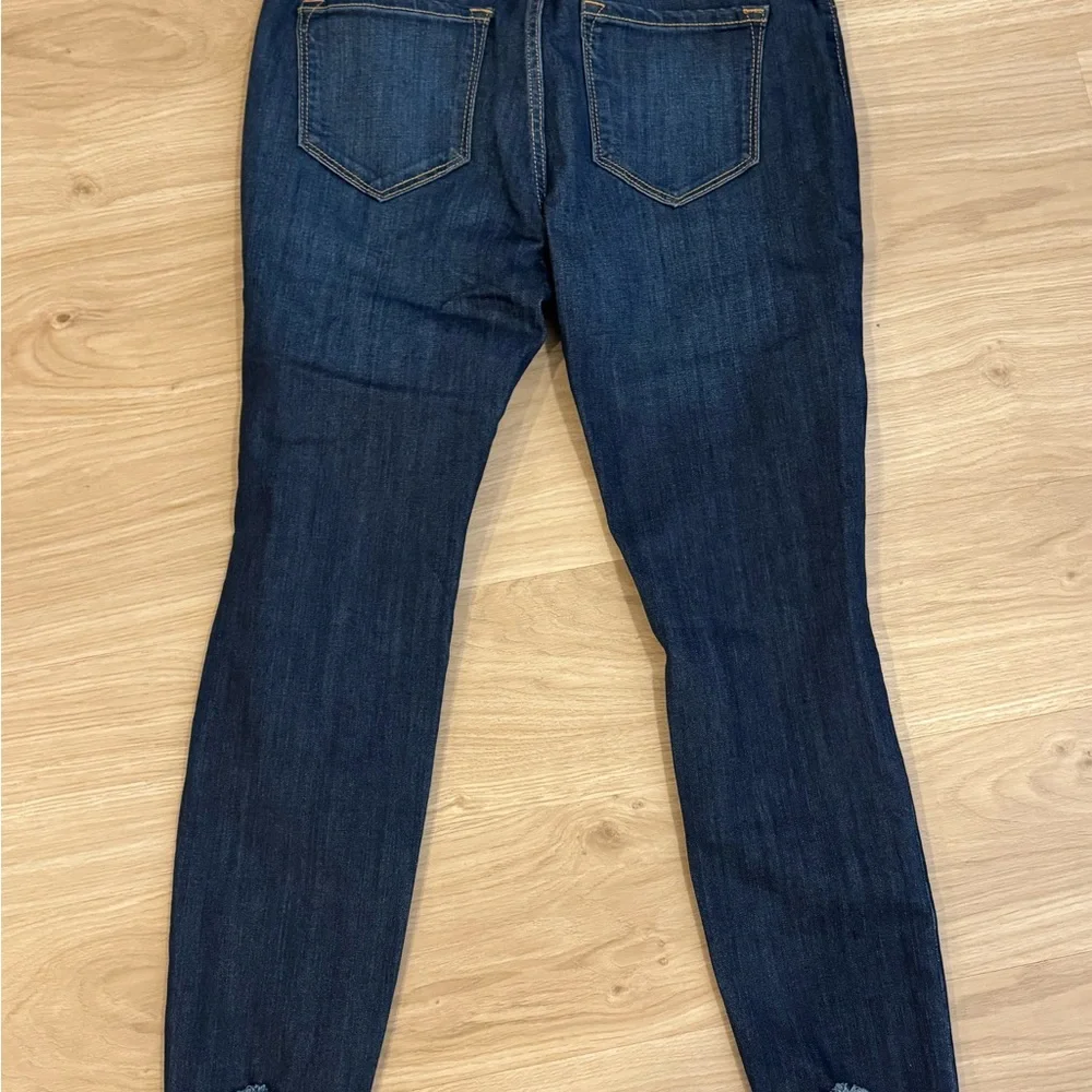 Fashion Nova Women Dark Blue Jeans size 9 - Picture 3 of 9